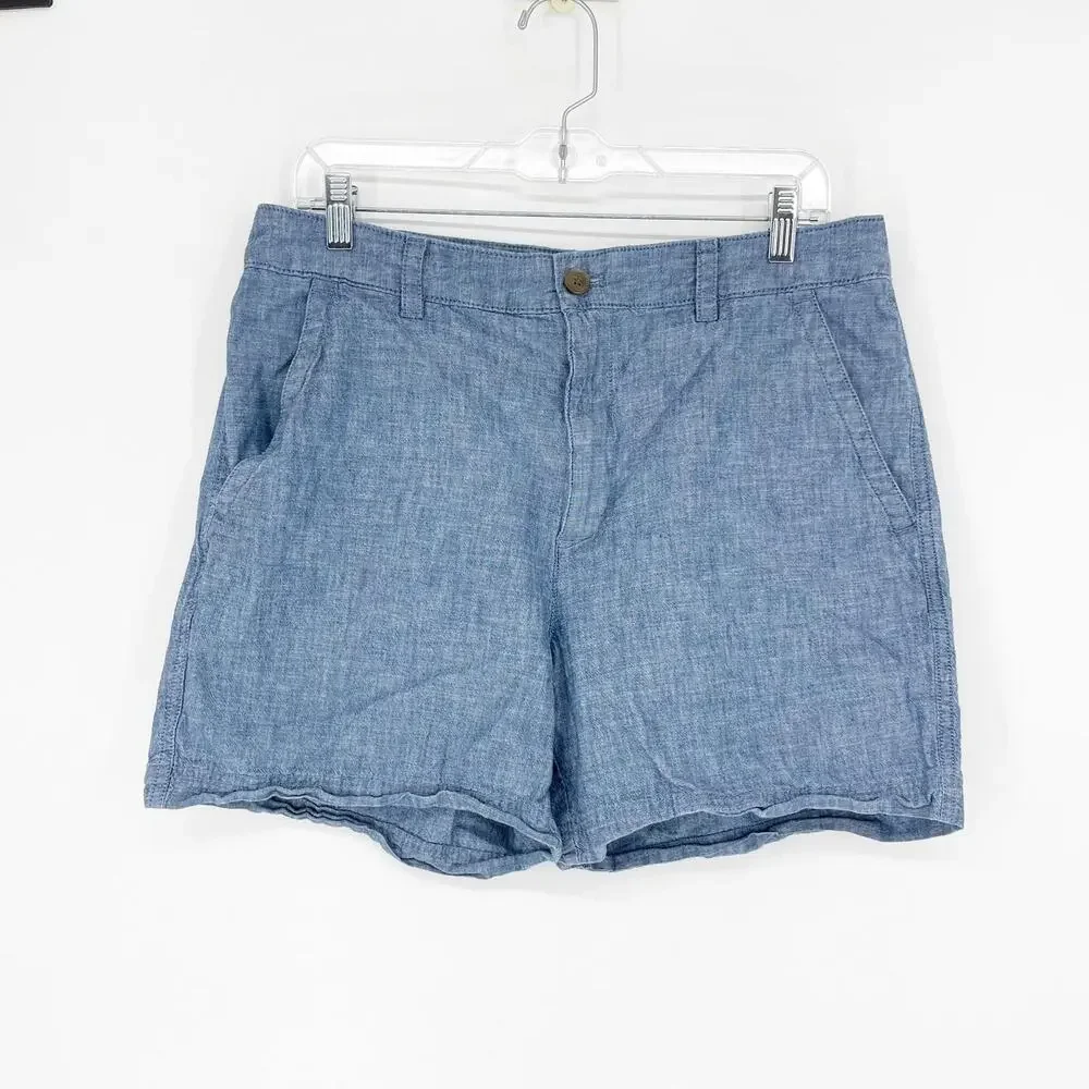 Gap Girlfriend Khaki High-Waisted Short Size 12